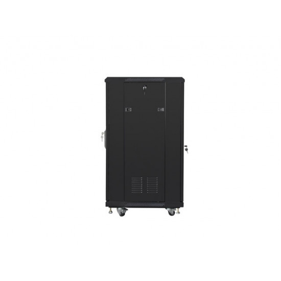 Lanberg rack cabinet 19" free-standing 22U/600x600 (flat pack) black