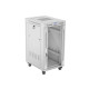 Lanberg rack cabinet 19" free-standing 22U/600x800 (flat pack) with glass door lcd grey v2 Lanberg rack cabinet 19" free-standing 22U/600x800 (flat pack) with glass door lcd grey v2