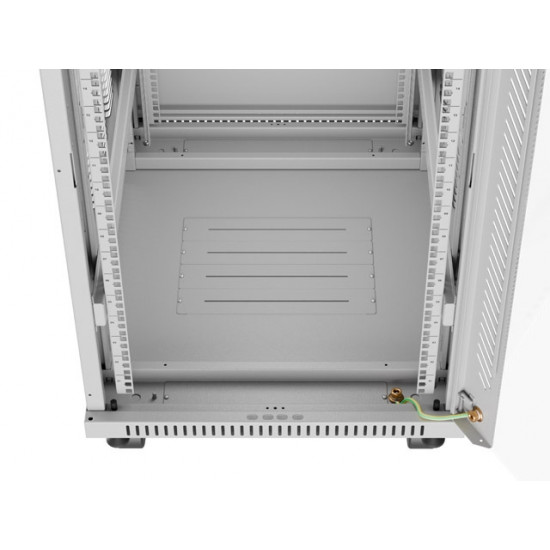 Lanberg rack cabinet 19" free-standing 22U/600x800 (flat pack) with glass door lcd grey v2 Lanberg rack cabinet 19" free-standing 22U/600x800 (flat pack) with glass door lcd grey v2