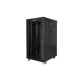 Lanberg rack cabinet 19" free-standing 22U/800x800 (flat pack) with glass door lcd black v2 Lanberg rack cabinet 19" free-standing 22U/800x800 (flat pack) with glass door lcd black v2