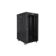 Lanberg rack cabinet 19" free-standing 22U/800x800 (flat pack) with glass door lcd black v2 Lanberg rack cabinet 19" free-standing 22U/800x800 (flat pack) with glass door lcd black v2