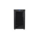 Lanberg rack cabinet 19" free-standing 22U/800x800 (flat pack) with glass door lcd black v2 Lanberg rack cabinet 19" free-standing 22U/800x800 (flat pack) with glass door lcd black v2
