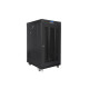 Lanberg rack cabinet 19" free-standing 22U/800x800 (flat pack) with glass door lcd black v2 Lanberg rack cabinet 19" free-standing 22U/800x800 (flat pack) with glass door lcd black v2