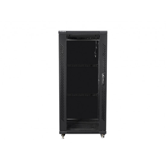 Lanberg rack cabinet 19" free-standing 27U / 600x800 self-assembly flat pack, black Lanberg rack cabinet 19" free-standing 27U / 600x800 self-assembly flat pack, black