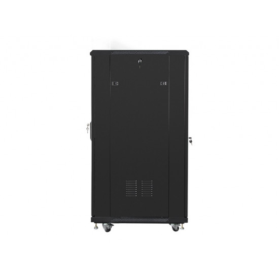 Lanberg rack cabinet 19" free-standing 27U / 600x800 self-assembly flat pack, black Lanberg rack cabinet 19" free-standing 27U / 600x800 self-assembly flat pack, black