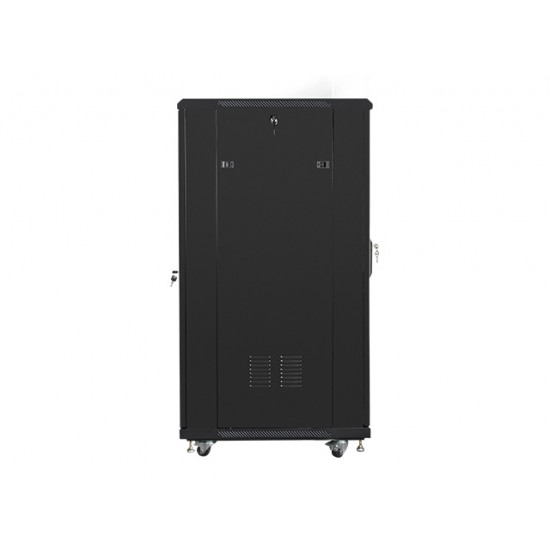 Lanberg rack cabinet 19" free-standing 27U / 600x800 self-assembly flat pack, black Lanberg rack cabinet 19" free-standing 27U / 600x800 self-assembly flat pack, black