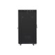 Lanberg rack cabinet 19" free-standing 27U / 600x800 self-assembly flat pack with glass door LCD, black