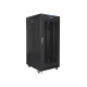 Lanberg rack cabinet 19" free-standing 27U / 600x800 self-assembly flat pack with mesh door LCD, black