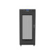 Lanberg rack cabinet 19" free-standing 27U / 600x800 self-assembly flat pack with mesh door LCD, black