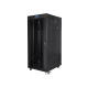 Lanberg rack cabinet 19" free-standing 27U/800x1000 (flat pack) with glass door lcd black v2 Lanberg rack cabinet 19" free-standing 27U/800x1000 (flat pack) with glass door lcd black v2