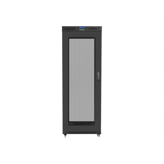 Lanberg rack cabinet 19" free-standing 27U/800x1200 (flat pack) with mesh door lcd black Lanberg rack cabinet 19" free-standing 27U/800x1200 (flat pack) with mesh door lcd black