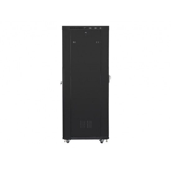 Lanberg rack cabinet 19" free-standing 27U/800x1200 (flat pack) with mesh door lcd black Lanberg rack cabinet 19" free-standing 27U/800x1200 (flat pack) with mesh door lcd black