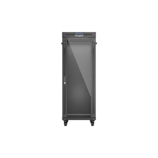 Lanberg rack cabinet 19" free-standing 32U/600X1000 (FLAT PACK) with glass door LCD black