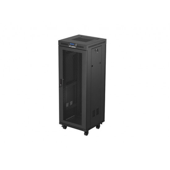 Lanberg rack cabinet 19" free-standing 32U/600X600 (FLAT PACK) with mesh door LCD black Lanberg rack cabinet 19" free-standing 32U/600X600 (FLAT PACK) with mesh door LCD black