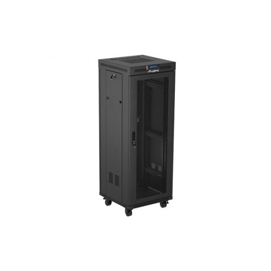 Lanberg rack cabinet 19" free-standing 32U/600X600 (FLAT PACK) with mesh door LCD black Lanberg rack cabinet 19" free-standing 32U/600X600 (FLAT PACK) with mesh door LCD black