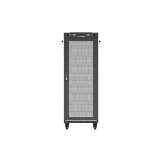Lanberg rack cabinet 19" free-standing 32U/600X800 (FLAT PACK) with mesh door LCD black