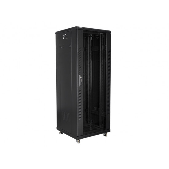 Lanberg rack cabinet 19" free-standing 32U / 600x600 self-assembly flat pack, black Lanberg rack cabinet 19" free-standing 32U / 600x600 self-assembly flat pack, black