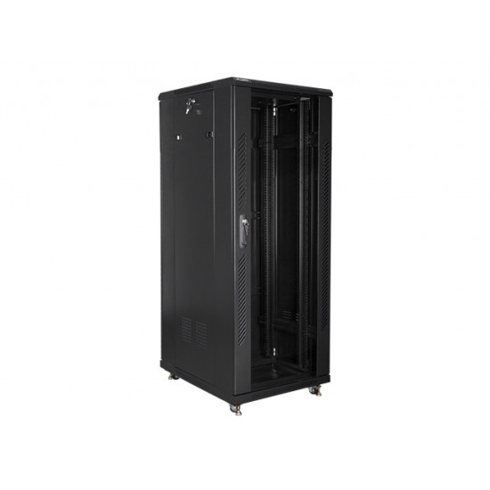 Lanberg rack cabinet 19" free-standing 32U / 600x800 self-assembly flat pack, black Lanberg rack cabinet 19" free-standing 32U / 600x800 self-assembly flat pack, black