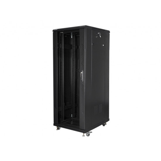 Lanberg rack cabinet 19" free-standing 32U / 600x800 self-assembly flat pack, black Lanberg rack cabinet 19" free-standing 32U / 600x800 self-assembly flat pack, black