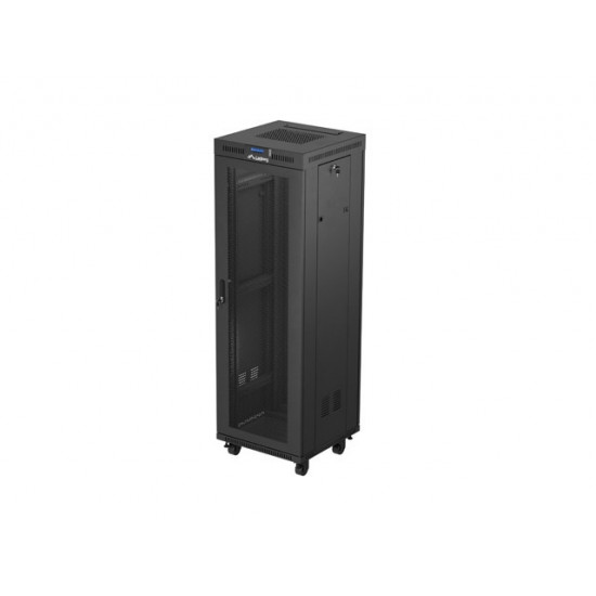 Lanberg rack cabinet 19" free-standing 37U/600X600 (FLAT PACK) with mesh door LCD black Lanberg rack cabinet 19" free-standing 37U/600X600 (FLAT PACK) with mesh door LCD black