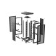 Lanberg rack cabinet 19" free-standing 37U/600X800 (FLAT PACK) with mesh door LCD black Lanberg rack cabinet 19" free-standing 37U/600X800 (FLAT PACK) with mesh door LCD black