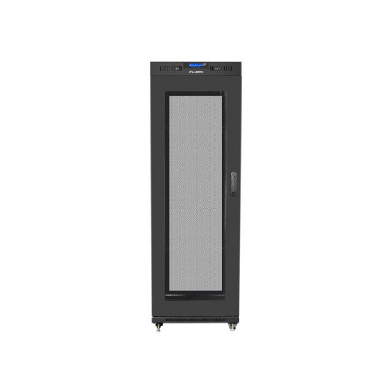Lanberg rack cabinet 19" free-standing 37U / 600x800 self-assembly flat pack with mesh door LCD, black Lanberg rack cabinet 19" free-standing 37U / 600x800 self-assembly flat pack with mesh door LCD, black