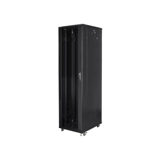 Lanberg rack cabinet 19" free-standing 37U / 800x800 self-assembly flat pack, black Lanberg rack cabinet 19" free-standing 37U / 800x800 self-assembly flat pack, black