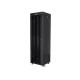 Lanberg rack cabinet 19" free-standing 42U/600x600 (flat pack) with glass door lcd black v2 Lanberg rack cabinet 19" free-standing 42U/600x600 (flat pack) with glass door lcd black v2