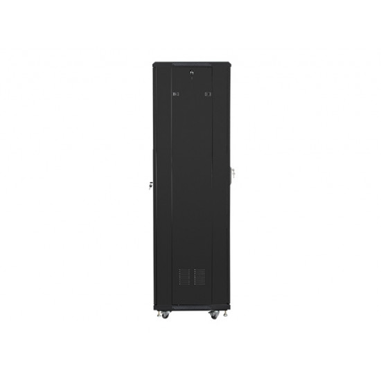 Lanberg rack cabinet 19" free-standing 42U / 600x600 self-assembly flat pack, black