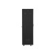 Lanberg rack cabinet 19" free-standing 42U / 600x600 self-assembly flat pack, black