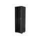 Lanberg rack cabinet 19" free-standing 42U / 600x600 self-assembly flat pack, black