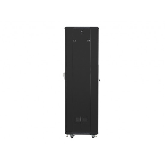 Lanberg rack cabinet 19" free-standing 42U / 600x600 self-assembly flat pack, black