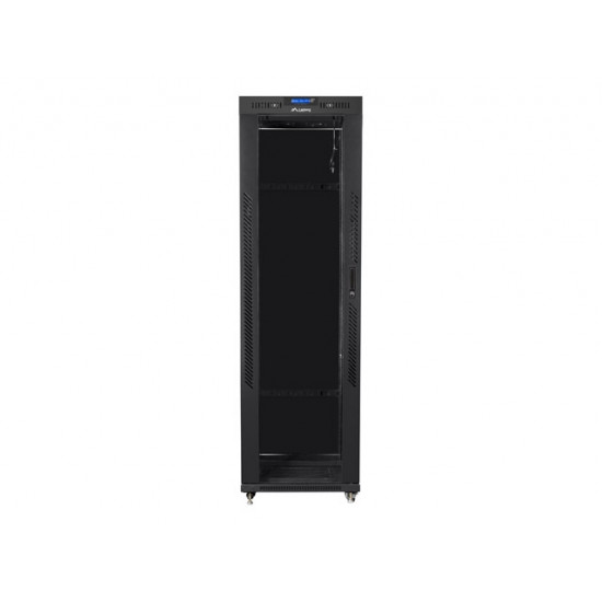 Lanberg rack cabinet 19" free-standing 42U/600x800 (flat pack) with glass door lcd black v2 Lanberg rack cabinet 19" free-standing 42U/600x800 (flat pack) with glass door lcd black v2