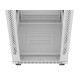 Lanberg rack cabinet 19" free-standing 42U/600x800 (flat pack) with glass door lcd grey v2