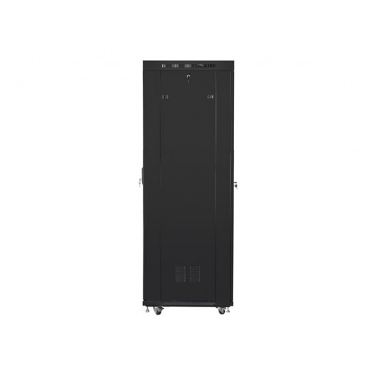 Lanberg rack cabinet 19" free-standing 42U/600x800 (flat pack) with mesh door lcd black v2 Lanberg rack cabinet 19" free-standing 42U/600x800 (flat pack) with mesh door lcd black v2