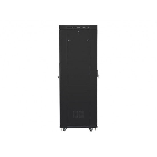 Lanberg rack cabinet 19" free-standing 42U/600x800 (flat pack) with mesh door lcd black v2 Lanberg rack cabinet 19" free-standing 42U/600x800 (flat pack) with mesh door lcd black v2