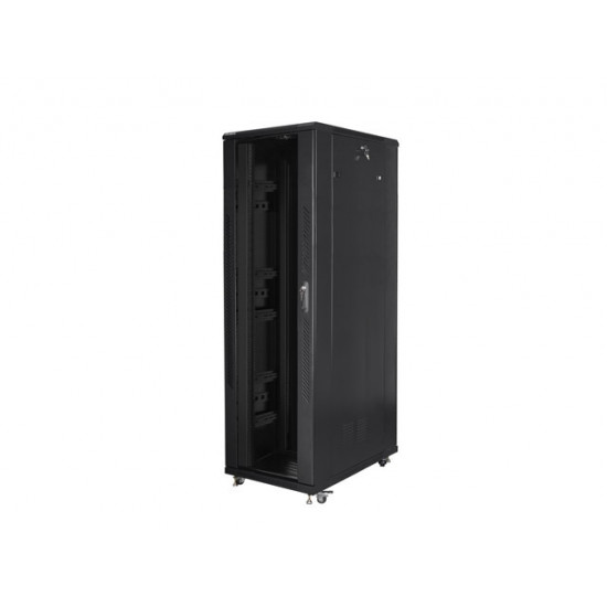 Lanberg rack cabinet 19" free-standing 42U/800x1200 (flat pack) black Lanberg rack cabinet 19" free-standing 42U/800x1200 (flat pack) black