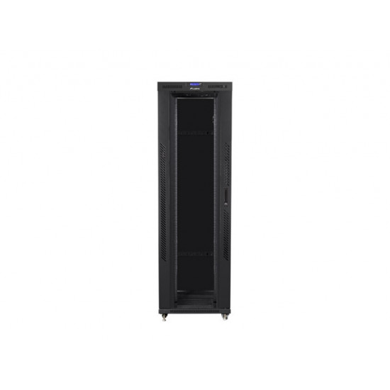 Lanberg rack cabinet 19" free-standing 42U/800x1200 (flat pack) with glass door lcd black v2 Lanberg rack cabinet 19" free-standing 42U/800x1200 (flat pack) with glass door lcd black v2