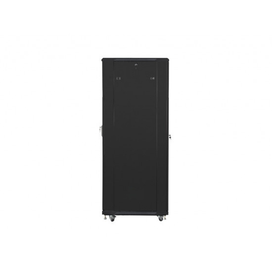Lanberg rack cabinet 19" free-standing 42U / 800x800 self-assembly flat pack with mesh door, black Lanberg rack cabinet 19" free-standing 42U / 800x800 self-assembly flat pack with mesh door, black