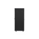 Lanberg rack cabinet 19" free-standing 42U / 800x800 self-assembly flat pack with mesh door, black Lanberg rack cabinet 19" free-standing 42U / 800x800 self-assembly flat pack with mesh door, black