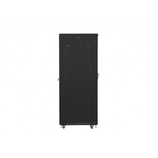 Lanberg rack cabinet 19" free-standing 42U / 800x800 self-assembly flat pack with mesh door, black Lanberg rack cabinet 19" free-standing 42U / 800x800 self-assembly flat pack with mesh door, black