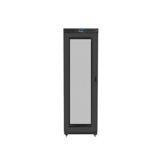 Lanberg rack cabinet 19" free-standing 47U/800x1000 (flat pack) with mesh door lcd black v2 Lanberg rack cabinet 19" free-standing 47U/800x1000 (flat pack) with mesh door lcd black v2
