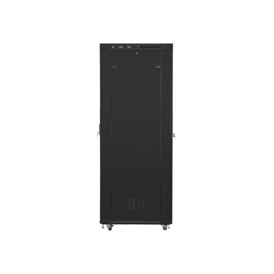 Lanberg rack cabinet 19" free-standing 47U/800x1000 (flat pack) with mesh door lcd black v2 Lanberg rack cabinet 19" free-standing 47U/800x1000 (flat pack) with mesh door lcd black v2