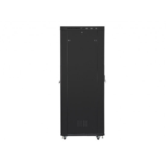 Lanberg rack cabinet 19" free-standing 47U/800x1000 (flat pack) with mesh door lcd black v2 Lanberg rack cabinet 19" free-standing 47U/800x1000 (flat pack) with mesh door lcd black v2