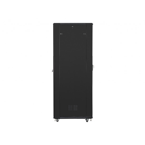 Lanberg rack cabinet 19" free-standing 47U / 800x1000 self-assembly flat pack, black Lanberg rack cabinet 19" free-standing 47U / 800x1000 self-assembly flat pack, black