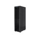 Lanberg rack cabinet 19" free-standing 47U/800x1200 (flat pack) with glass door lcd black v2