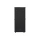 Lanberg rack cabinet 19" free-standing 47U/800x1200 (flat pack) with glass door lcd black v2