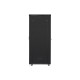 Lanberg rack cabinet 19" free-standing 47U/800x1200 (flat pack) with glass door lcd black v2