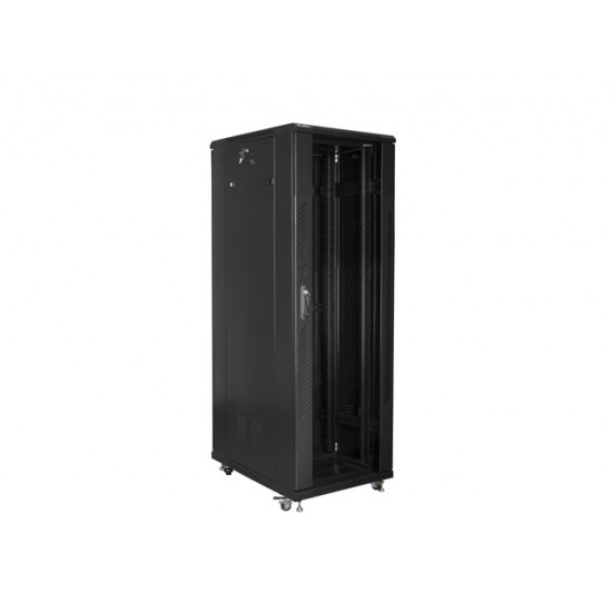 Lanberg rack cabinet 19" free-standing 47U / 800x800 self-assembly flat pack, black Lanberg rack cabinet 19" free-standing 47U / 800x800 self-assembly flat pack, black