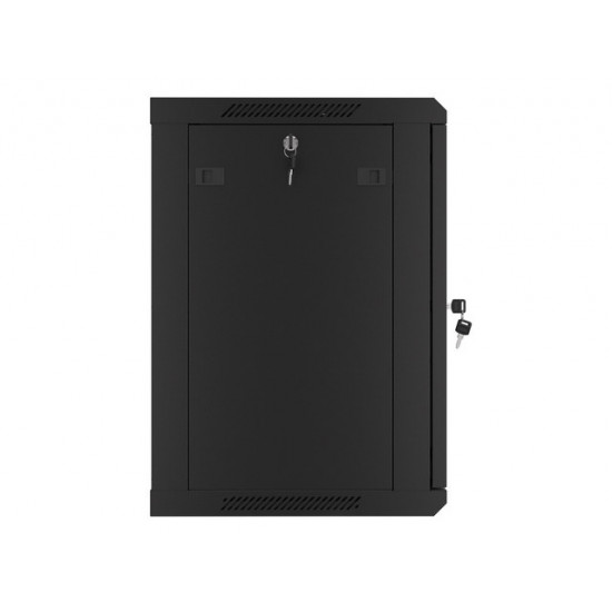 Lanberg rack cabinet 19" wall-mount 12U/600x450 for self-assembly with metal door black (flat pack) Lanberg rack cabinet 19" wall-mount 12U/600x450 for self-assembly with metal door black (flat pack)